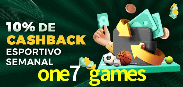 10% de bônus de cashback na one7 games